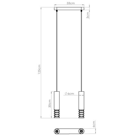 Pendelleuchte LAMI 2 weiß