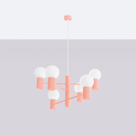 Kronleuchter HALO 6 apricot