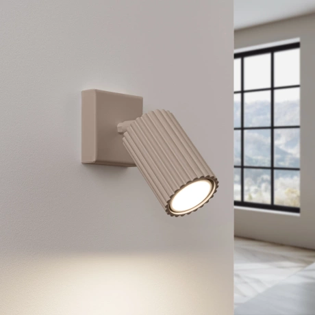 Wandleuchte KARBON taupe