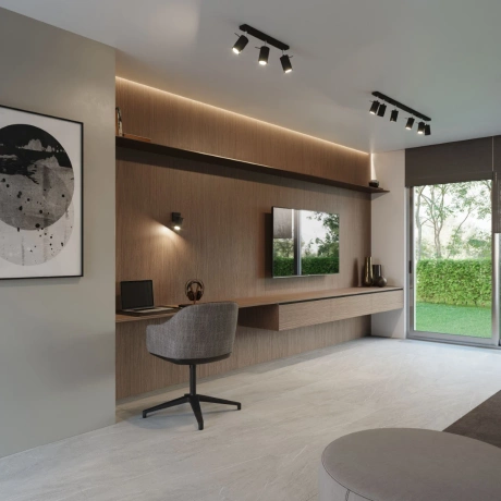 Deckenleuchte RING 4 schwarz