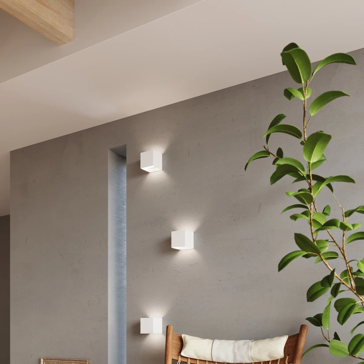 Wandleuchte LUCA weiß LED IP54