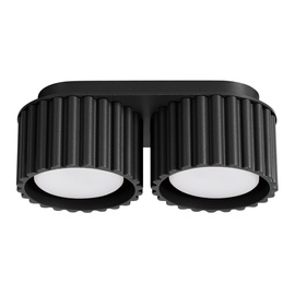 Plafond AURA 2 schwarz Gx53