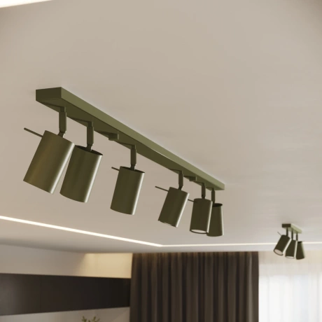 Wandleuchte RING olivgrün