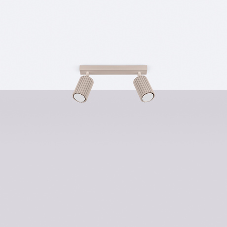 Wandleuchte KARBON taupe