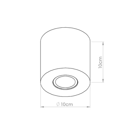 Plafond ORBIS beton olivgrün
