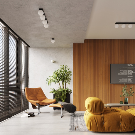 Wandlampe YOLI 1 Schwarz