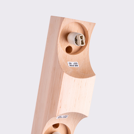 Plafond BULBO 2 Naturholz