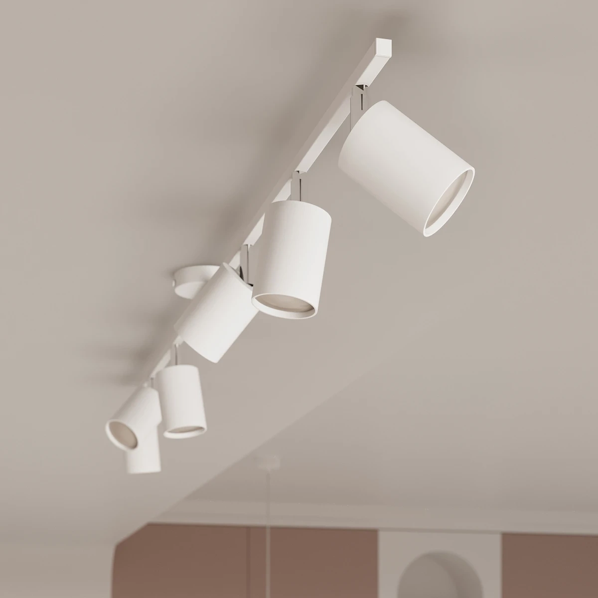Kronleuchter LEMMI 6 weiß