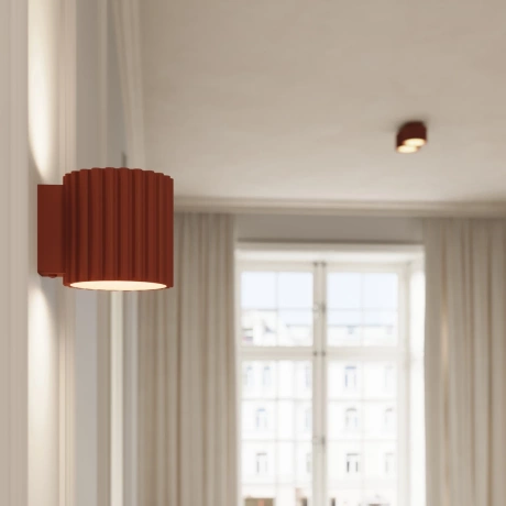 Plafond AURA 2 roter Ocker Gx53
