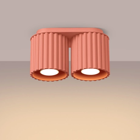 Plafond AURA 2 apricot GU10