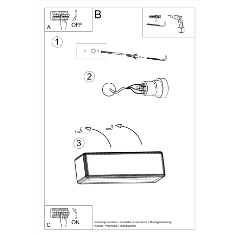 Wandleuchte Keramik SUBANI