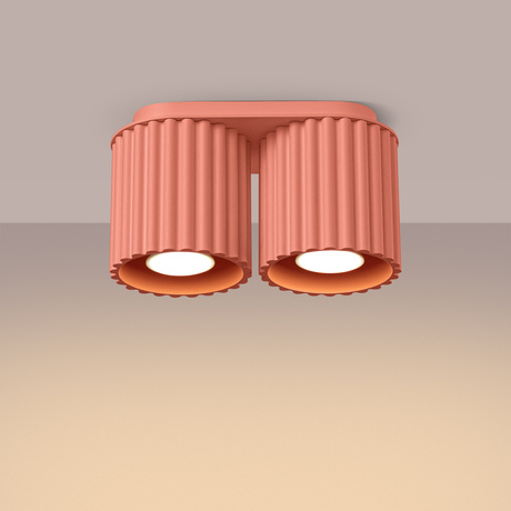 Plafond AURA 2 apricot GU10