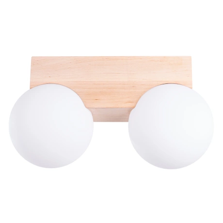 Plafond BULBO 2 Naturholz