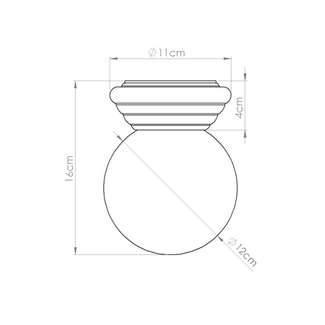 Plafond ZORI orange IP44