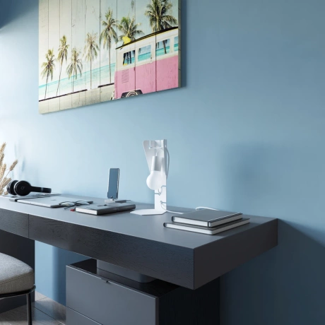 Tischleuchte ARBY weiß