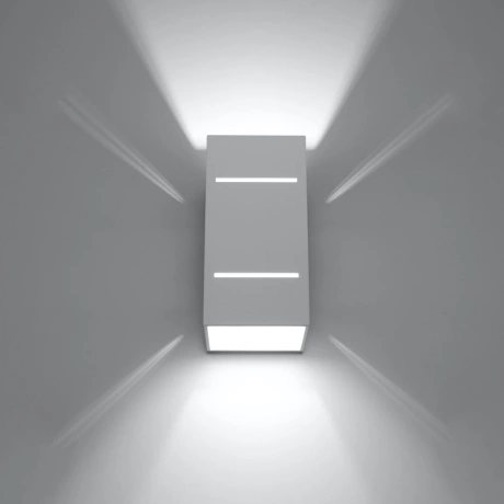 Wandleuchte BLOCCO weiß