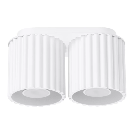 Plafond AURA 2 weiß GU10