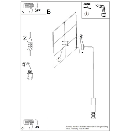Wandleuchte LAMI weiß