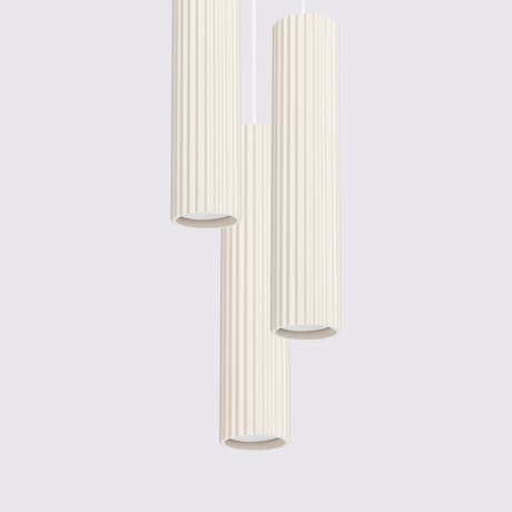 Pendelleuchte KARBON 3P beige