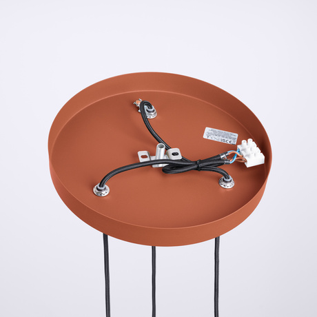 Pendelleuchte HALO 3P roter Ocker