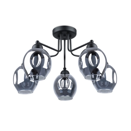 Kronleuchter FILLAN 5 schwarz