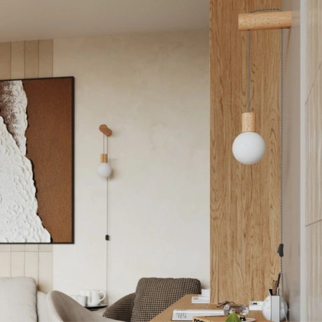 Wandleuchte NIMBI G9 schwarz mit Schalter