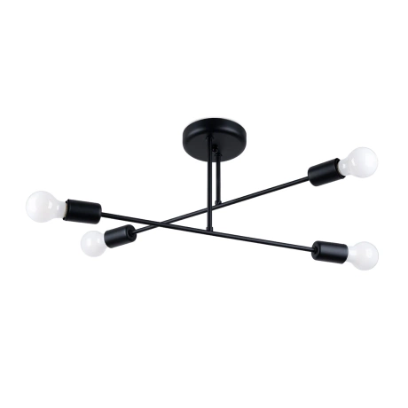 Kronleuchter NORAH 4 schwarz