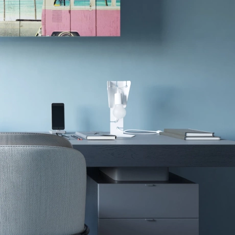 Tischleuchte ARBY weiß