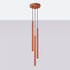 Pendelleuchte PASTELO 3P roter Ocker