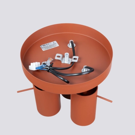 Plafond RING 3P roter Ocker