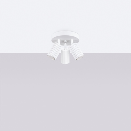 Plafond KARBON 3P weiß