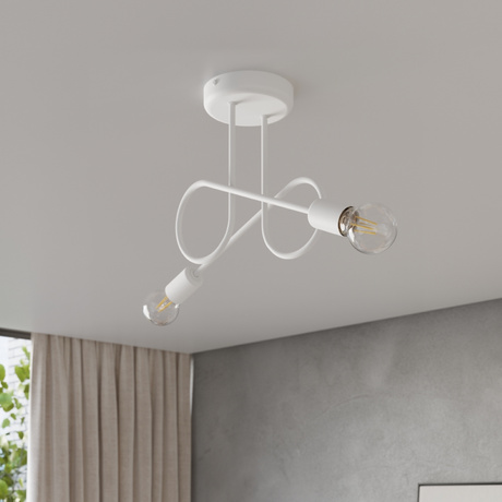 Kronleuchter LOOP 2 Weiß