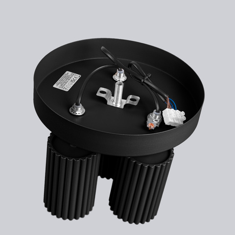 Plafond KARBON 3P schwarz