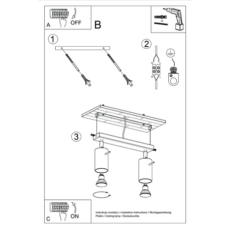 Plafond RING 2 beige