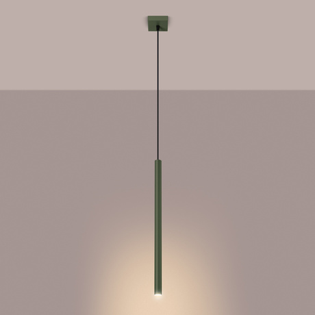 Pendelleuchte PASTELO 1 olivgrün