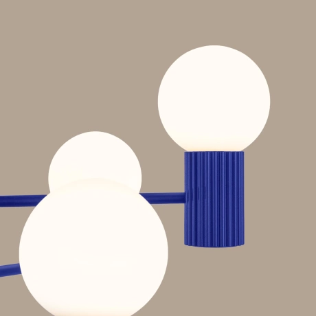 Kronleuchter HALO 6 ultramarin