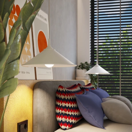 Pendelleuchte ZUMA Weiß