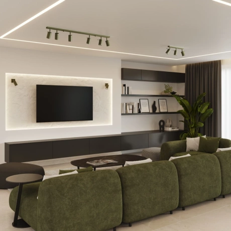 Plafond RING 4L olivgrün