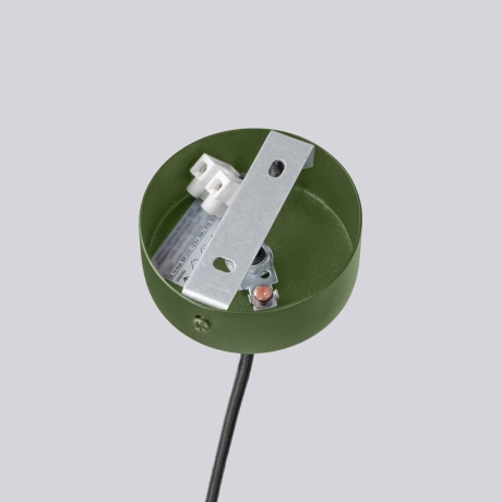 Kronleuchter HALO 6 olivgrün