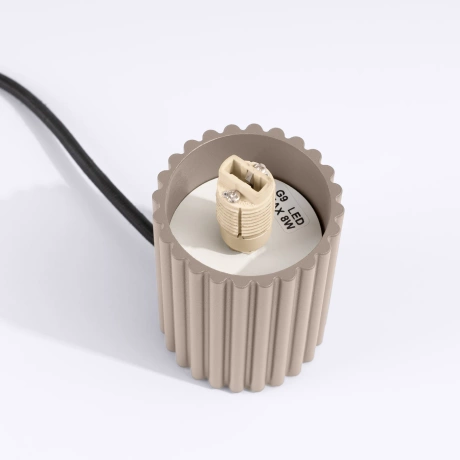 Tischlampe HALO taupe