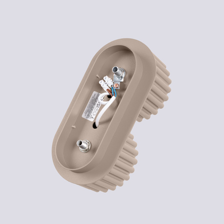 Plafond AURA 2 taupe Gx53