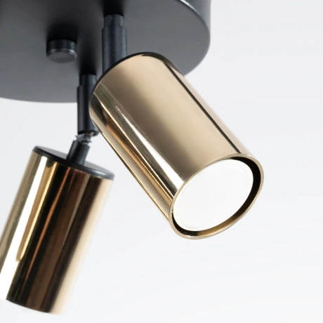 Plafond WINX 3P schwarz/gold