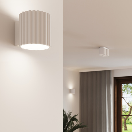 Plafond AURA 1 weiß GU10