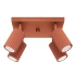 Plafond KARBON 4 roter Ocker