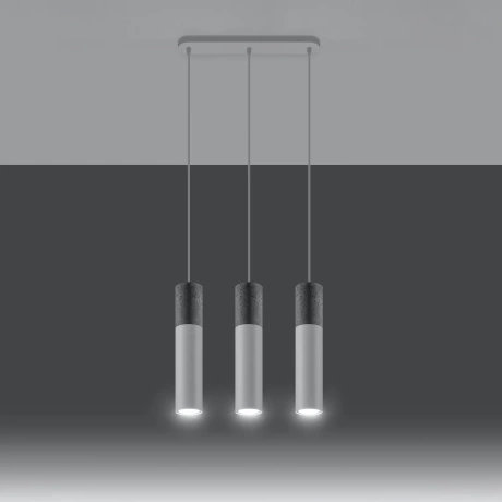 Hängeleuchte BORGIO 3L weiß