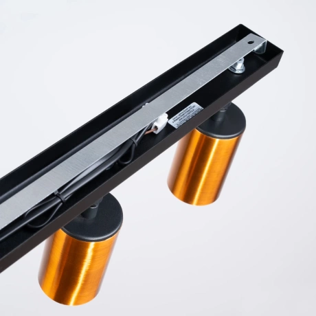 Plafond WINX 3 schwarz/kupfer