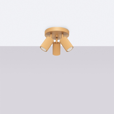 Plafond KARBON 3P golden