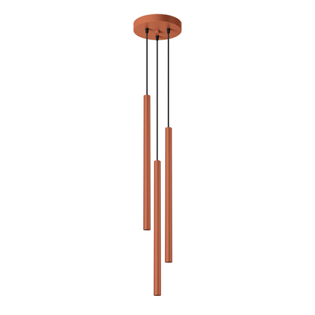Pendelleuchte PASTELO 3P roter Ocker