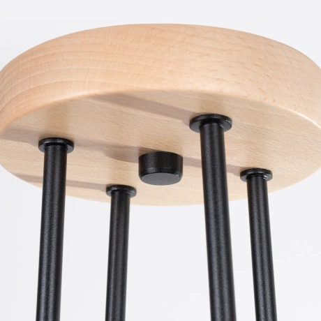 Kronleuchter TIMBO 4 schwarz