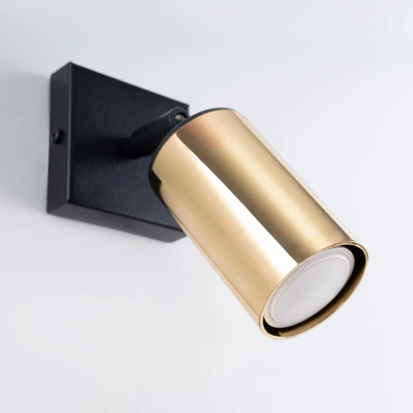 Wandlampe WINX schwarz/gold